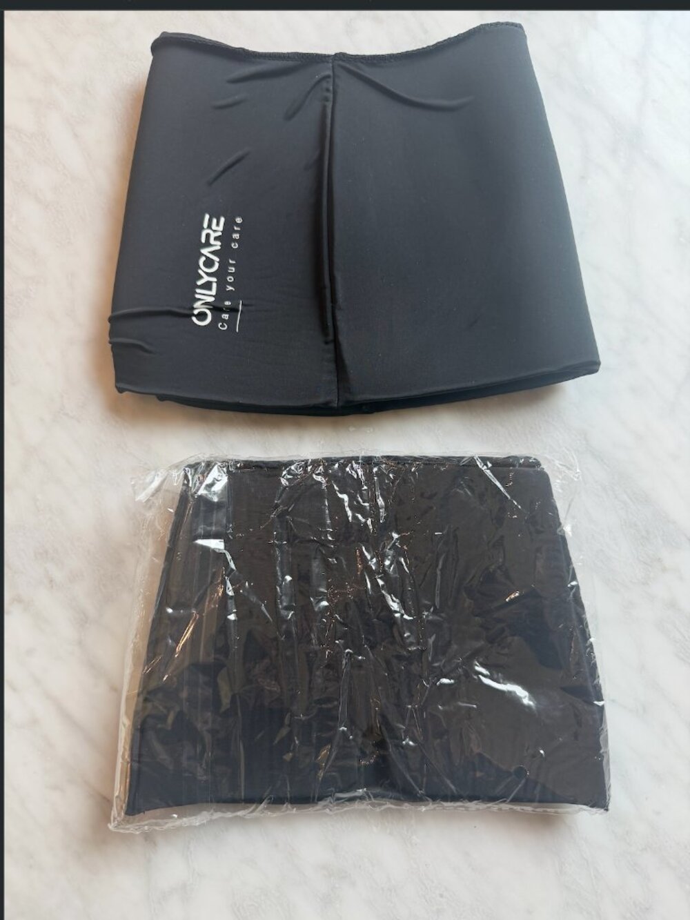 Brand New OnlyCare Migraine Ice Head Wrap & Ice Pack Set Black